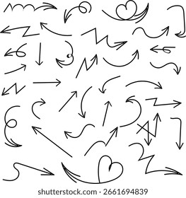 : Patrón inconsútil blanco y negro dibujado a mano con las flechas, las letras, y los diversos símbolos en textura de papel