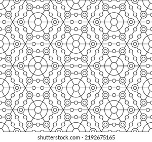 Black and white seamless illustrations. Coloring book, colouring page for adults  and children. Decorative abstract linear vector pattern design. Thin line drawing. Easy to edit color and line weight
