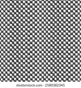 Black and white Seamless large checkered repeating pattern for wrapping paper, bedding, home design and other design projects in futuristic aesthetics and retro futurism