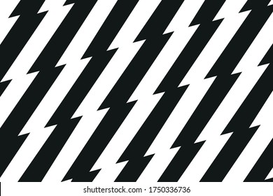 Black and white seamless lighting pattern