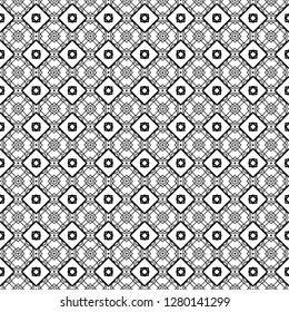 Black and white Seamless Modern Pattern. Art-Deco Geometric Background. Graphic Design. Vector Illustration