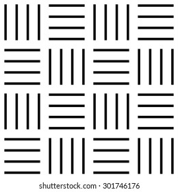 Black and white seamless ornamental background with a geometrical ornament