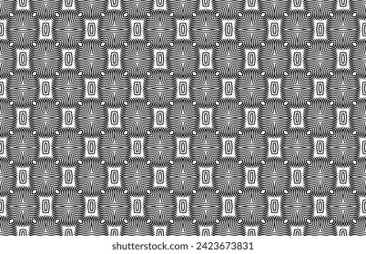 Schwarz-Weiß, nahtlos gepatchte Hintergrund-Element-Zeichenkette-Cover-Karte Banner-Grafik.
