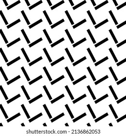 Black and white seamless patten. Geometric seamless pattern.
