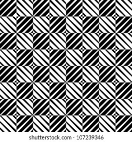 Black and white seamless pattern