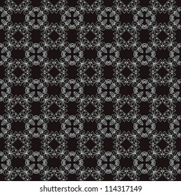 Black and white seamless pattern