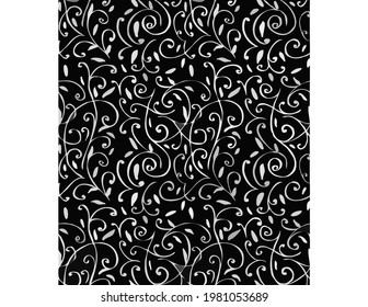 Black and white seamless pattern 