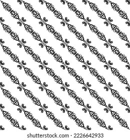 patrón transparente en blanco y negro