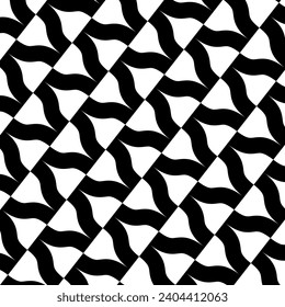 black and white seamless pattern