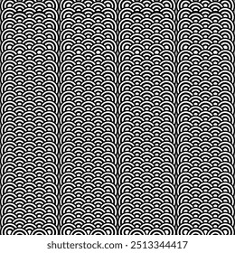 black and white seamless pattern