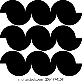 black and white seamless pattern