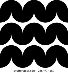 black and white seamless pattern