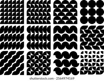 black and white seamless pattern