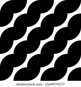 black and white seamless pattern