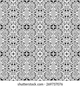 black and white seamless pattern