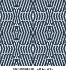 Black and white seamless pattern with arabesques  in a retro style. Vector illustration