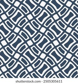 Black and white seamless pattern with arabesques  in a retro style. Vector illustration