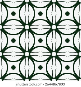 Black and white seamless pattern with arabesques  in a retro style. Vector illustration