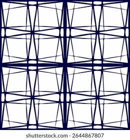 Patrón sin fisuras en blanco y negro con arabescos en un estilo retro. Ilustración vectorial