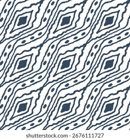 Black and white seamless pattern with arabesques  in a retro style. Vector illustration