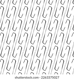 Black and white seamless pattern background made with rough geometric elements.
