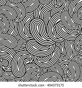 Black and white seamless pattern for coloring. Vector illustration.