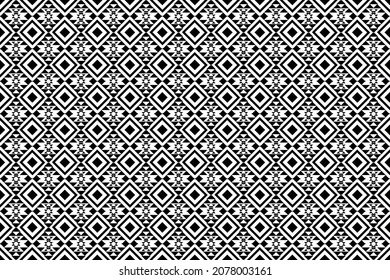 black and white seamless pattern design for fabric or background