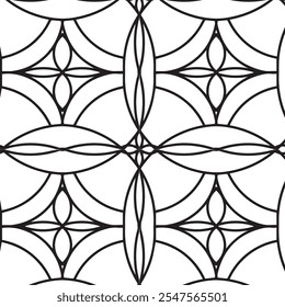 Black and white seamless pattern design