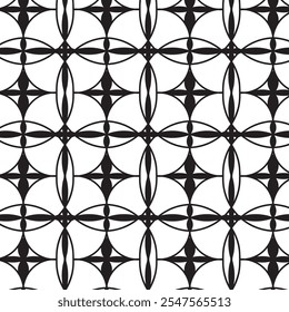 Design de padrão sem costura preto e branco