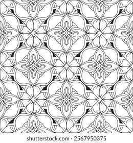black and white seamless pattern design ,graphic background