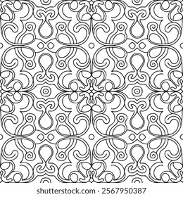 black and white seamless pattern design ,graphic background