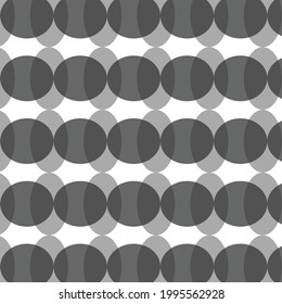 black and white seamless pattern elipse shape