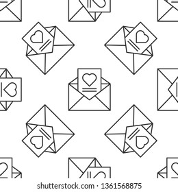 Black and white seamless pattern Email for Healthcare & Pharma symbol