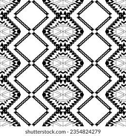 black and white seamless pattern Fabric pattern black and white is a vector file pattern line work