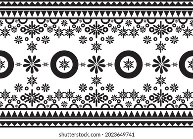 Black and white seamless pattern with floral ornament  and fabric pattern or label template logo or label sticker or card Classic Design Elements Graphic Design For Wedding Invitations