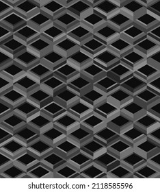 Patrón ininterrumpido en blanco y negro. Fondo geométrico. Ilustración del vector