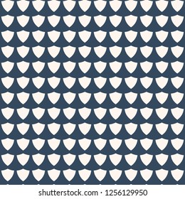 Black and white seamless  pattern.  Geometrical ornament .  Vector illustration  