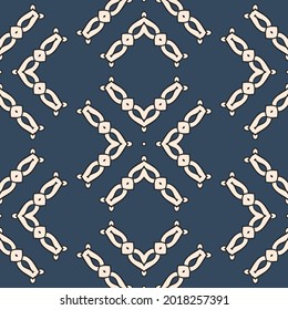 Black and white seamless  pattern.  Geometrical ornament with a.  Vector illustration  