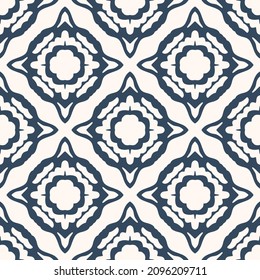 Patrón ininterrumpido en blanco y negro.  Ornamento geométrico.   Ilustración del vector  