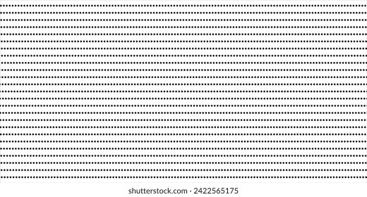 black and white seamless pattern with grid of lined dots