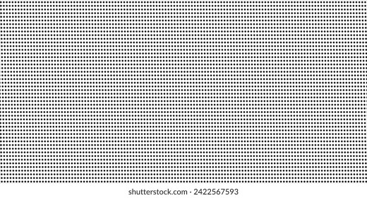 black and white seamless pattern with grid of lined dots
