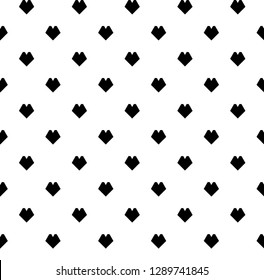 Black and white seamless pattern with hearts. Texture for scrapbook, wrapping paper, web page, wallpapers, surface design, fashion and other textiles.