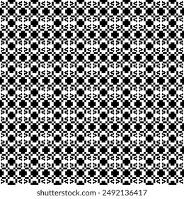 black and white seamless pattern illustration vector