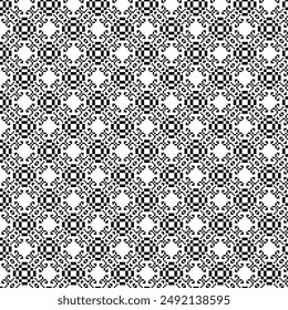 black and white seamless pattern illustration vector