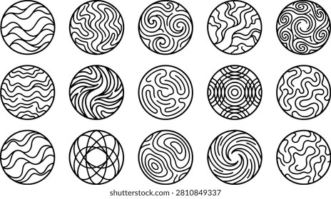 Black and white seamless pattern with intricate swirls and curls, geometric 02