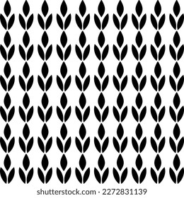 black and white seamless pattern Leaf decoration flower damask textile tile design bedsheet design mobile cover design curtain design