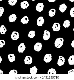 Black and white seamless pattern marker and ink. Background in minimalist Scandinavian style hand-drawn for fabric, Wallpaper, wrapping paper, bed linen. Vector