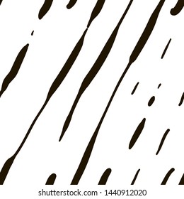 Black and white seamless pattern, minimalism in design, using black, hand painted lines like rain. Good for background, wrapping, paper, textile.