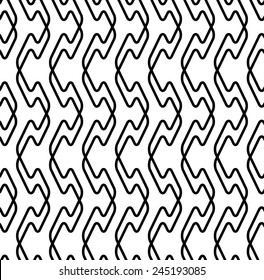 Black and white seamless pattern modern stylish with line, abstract background. vector, illustration.