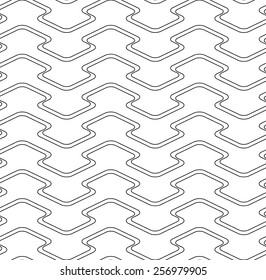 Black and white seamless pattern modern stylish with line, abstract background. Vector, illustration.